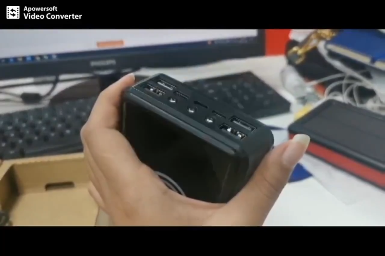 80000mAh? Original Power Bank Solar Wireless powerbank Fast Charger 4 USB LED Light Powerbank for Iphone Huawei Xiaomi