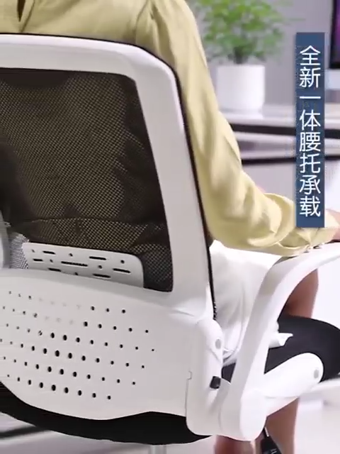 EZCARAY M3 Folding Mobile Ergonomic Computer / Study/ Desk / Office Mesh Chair