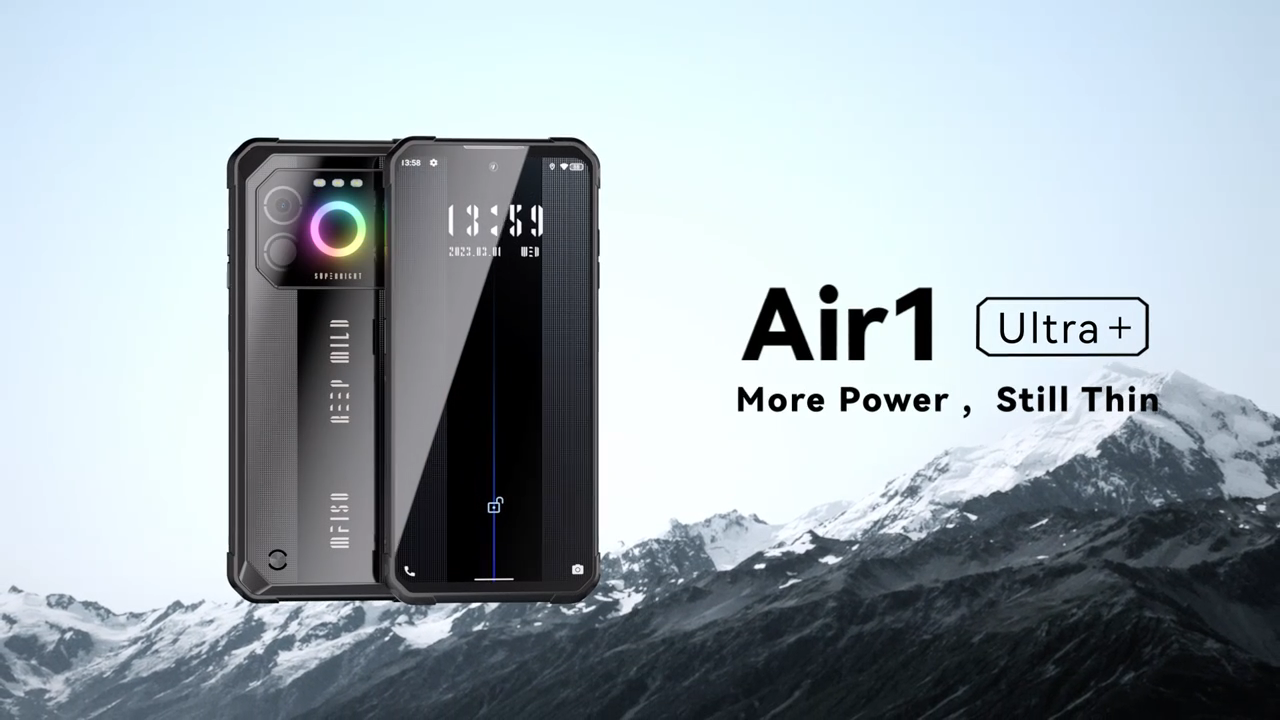 IIIF150 Air1 Ultra+（24GB 256GB  Helio G99 64MP 6.8" FHD+ 120Hz 7000mAh Ultra-thin Handphone） Rugged Mobilies phone