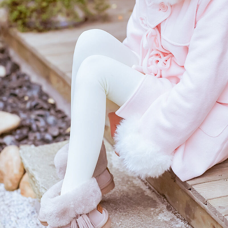 Adult Ballet Stockings for Dancing Autumn and Winter Fleece-Lined Thick Style Bottoming Pantyhose Children's White Dancing Thin Stockings Women