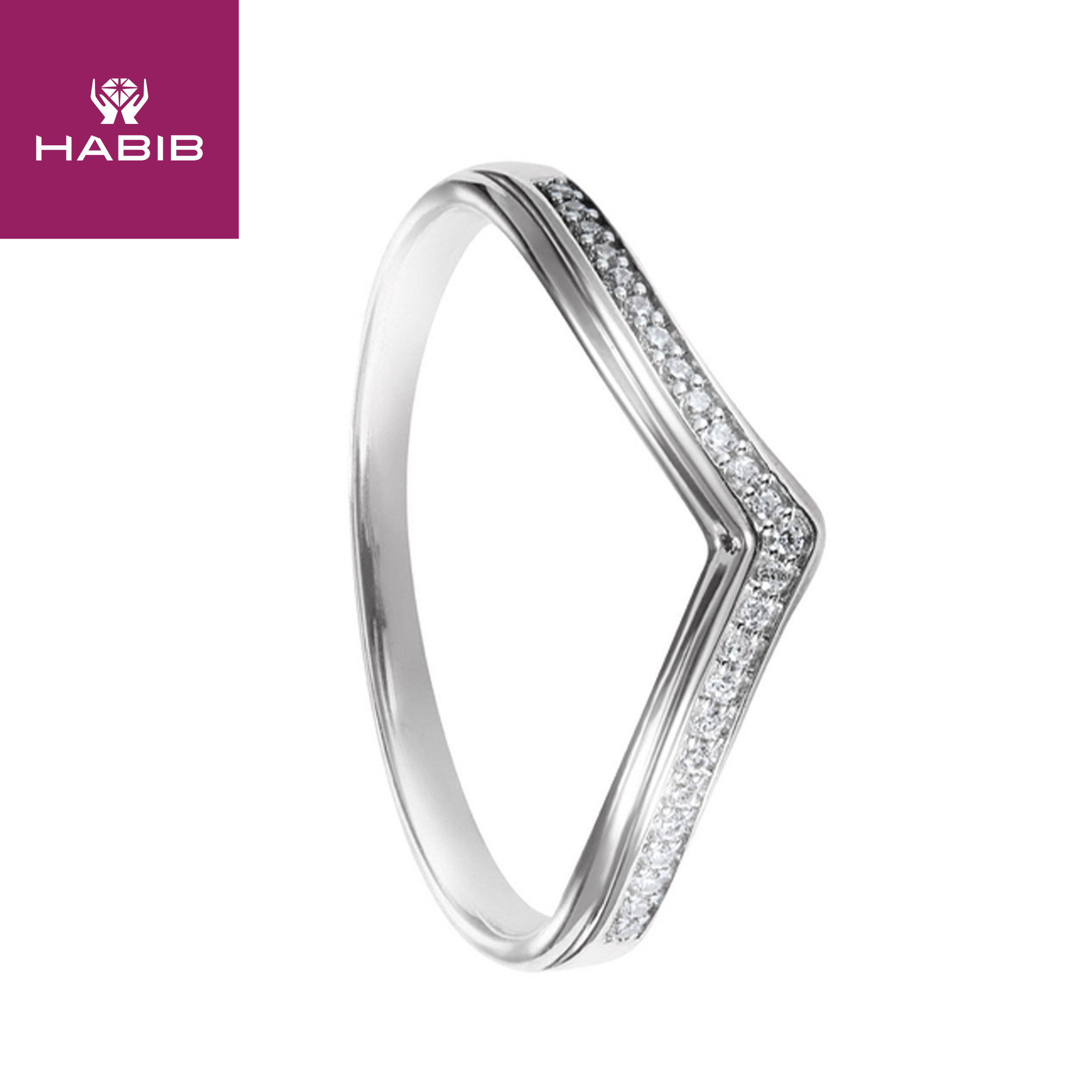 HABIB V White Diamond Ring