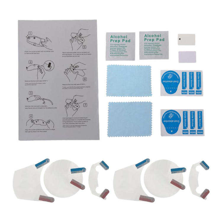 For KAWASAKI Sx Zx6r Zx25r Zx 6r 25r 2018 2019 2020 2021 Motorcycle Cluster Scratch Protection Film Screen Protector 2PCS consistent