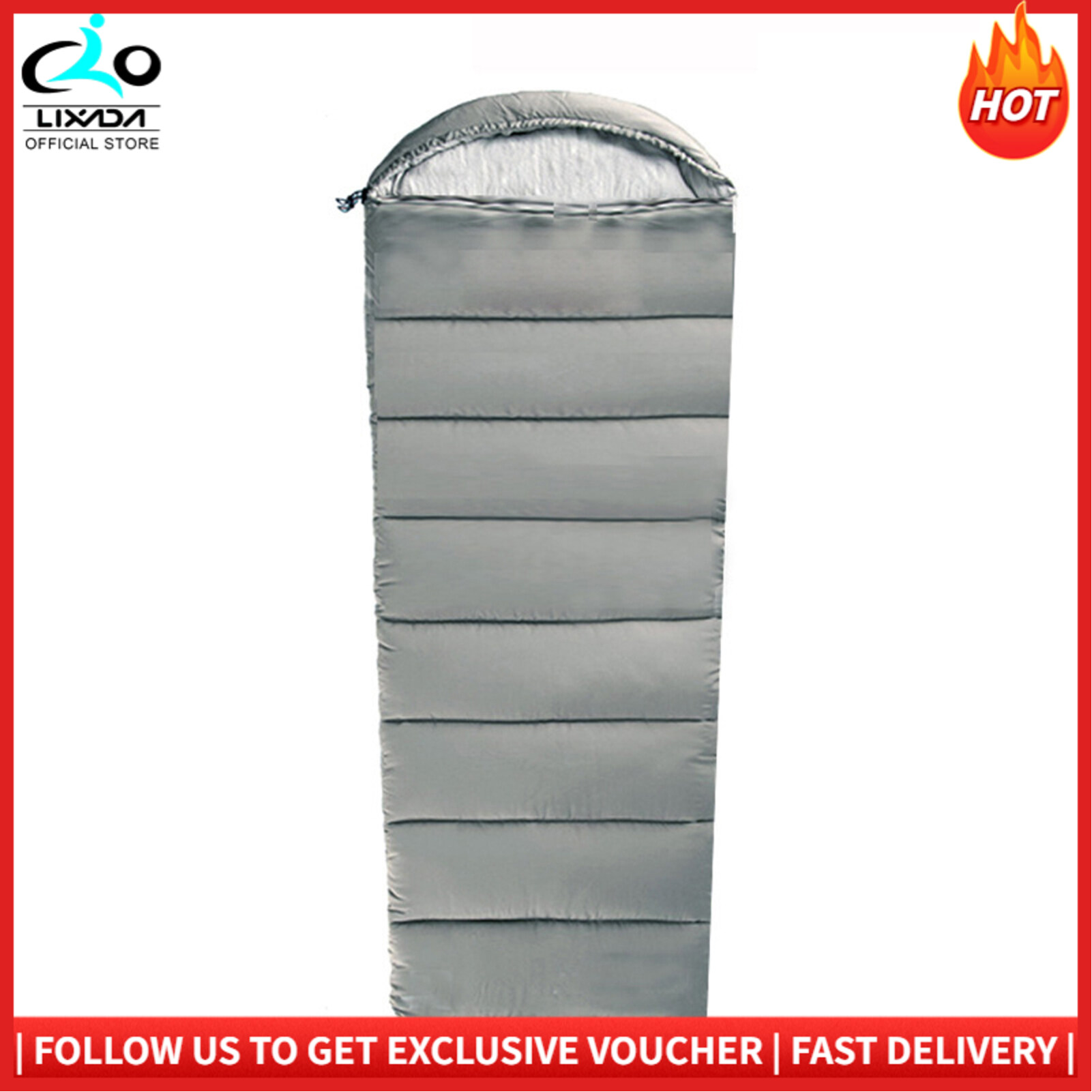 Spliceable Washable Camping Sleeping Bag Lightweight Warm and Soft Envelope-type Sleeping Bag for Outdoor Traveling Hiking