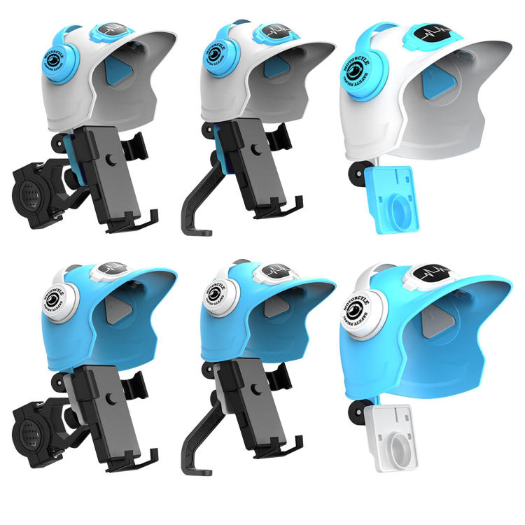 Cell Phone Holder for Bike Waterproof Bike Phone Holder with Helmets Sun Visor Bike Phone Mount Motorcycle Phone Holder for Electric Mountain Scooter and Dirt Bikes intensely