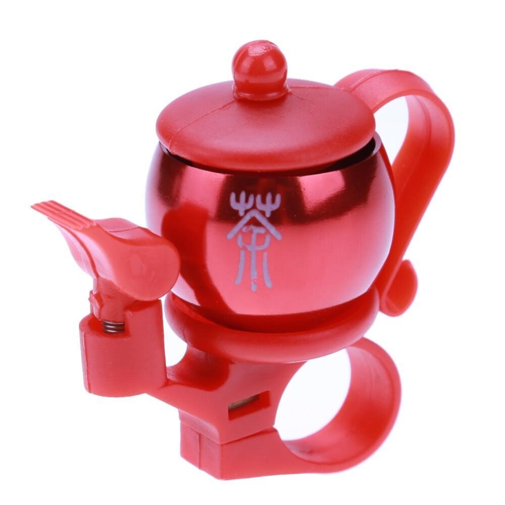 {Ready}Bicycle Bell Aluminum Alloy spherical Teapot Mountain Bike Bells