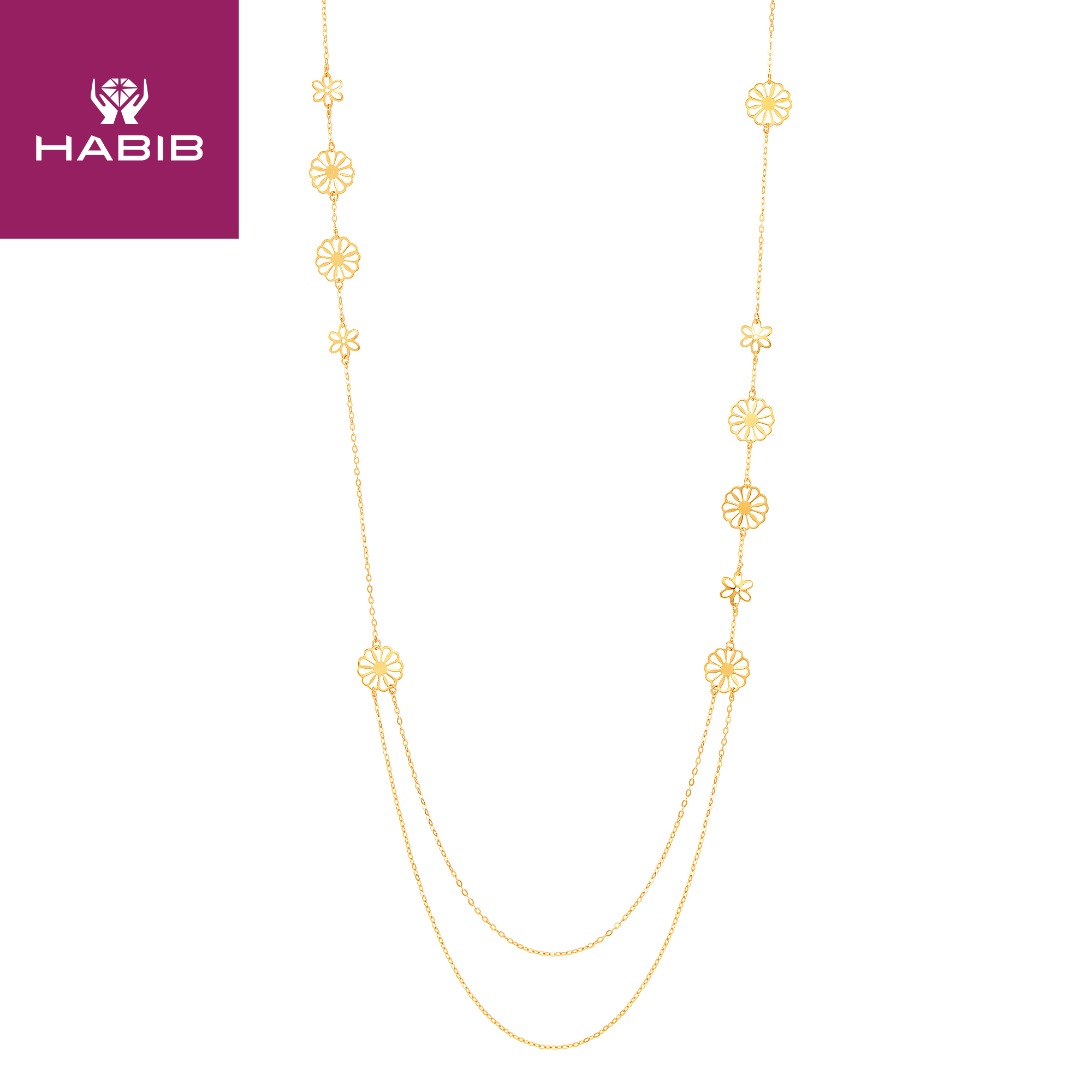 HABIB 916 Yellow Gold Necklace LLN011222