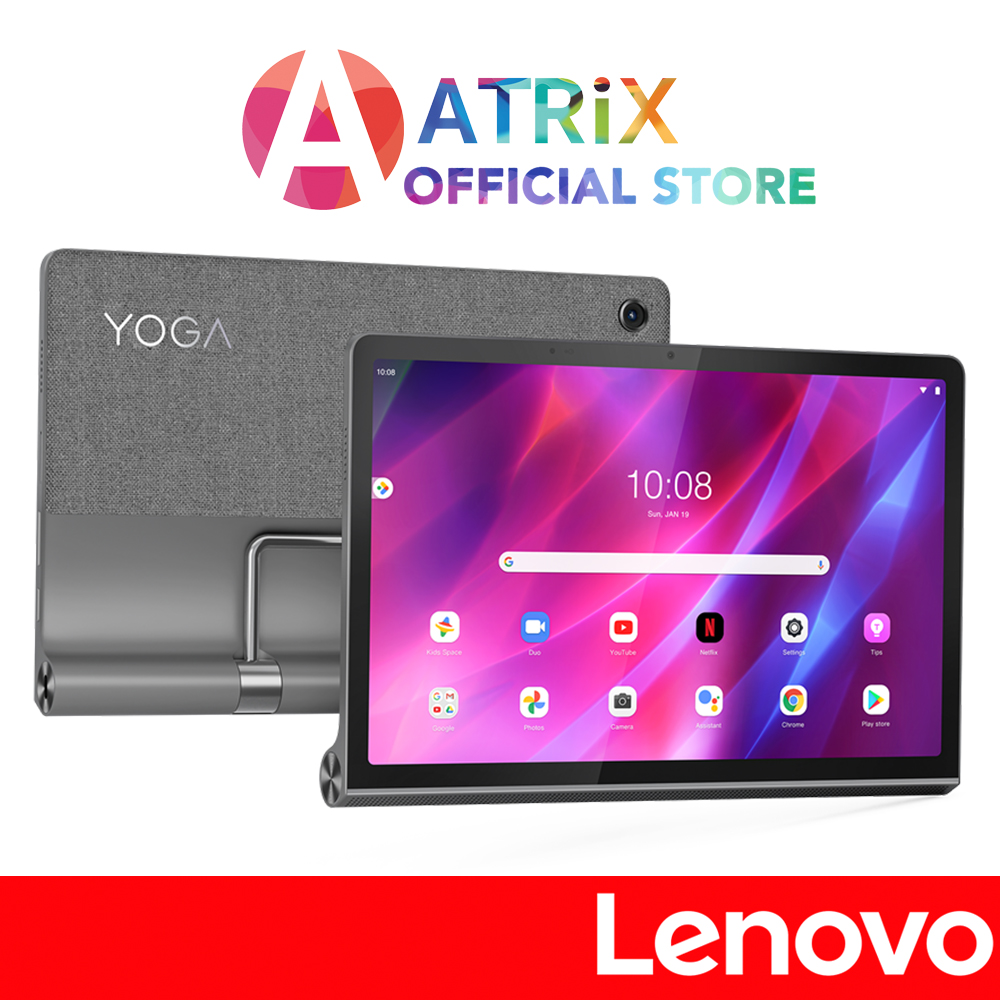 Lenovo Yoga Tab 11 | ZA8X0026SG | 4G LTE Model | 11" 2K (2000x1200) IPS 400nits | 4GB RAM | 128GB UFS 2.1 | 7500mAh | Android 11 | 1Yr Lenovo Warranty
