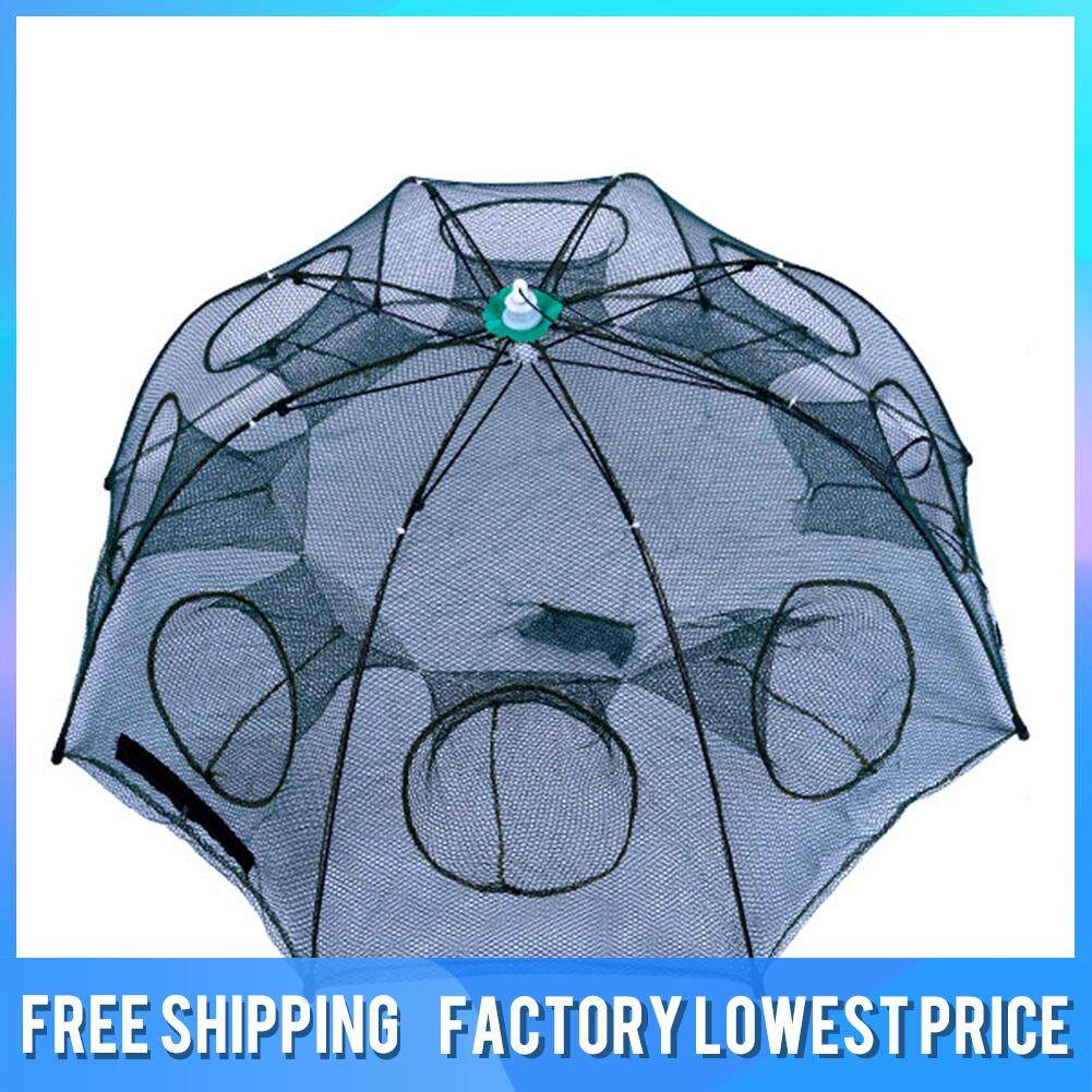 Fishing Net Nylon Foldable Catch Fish Trap Shrimp Cage Cast Universal Mesh Fishing Network
