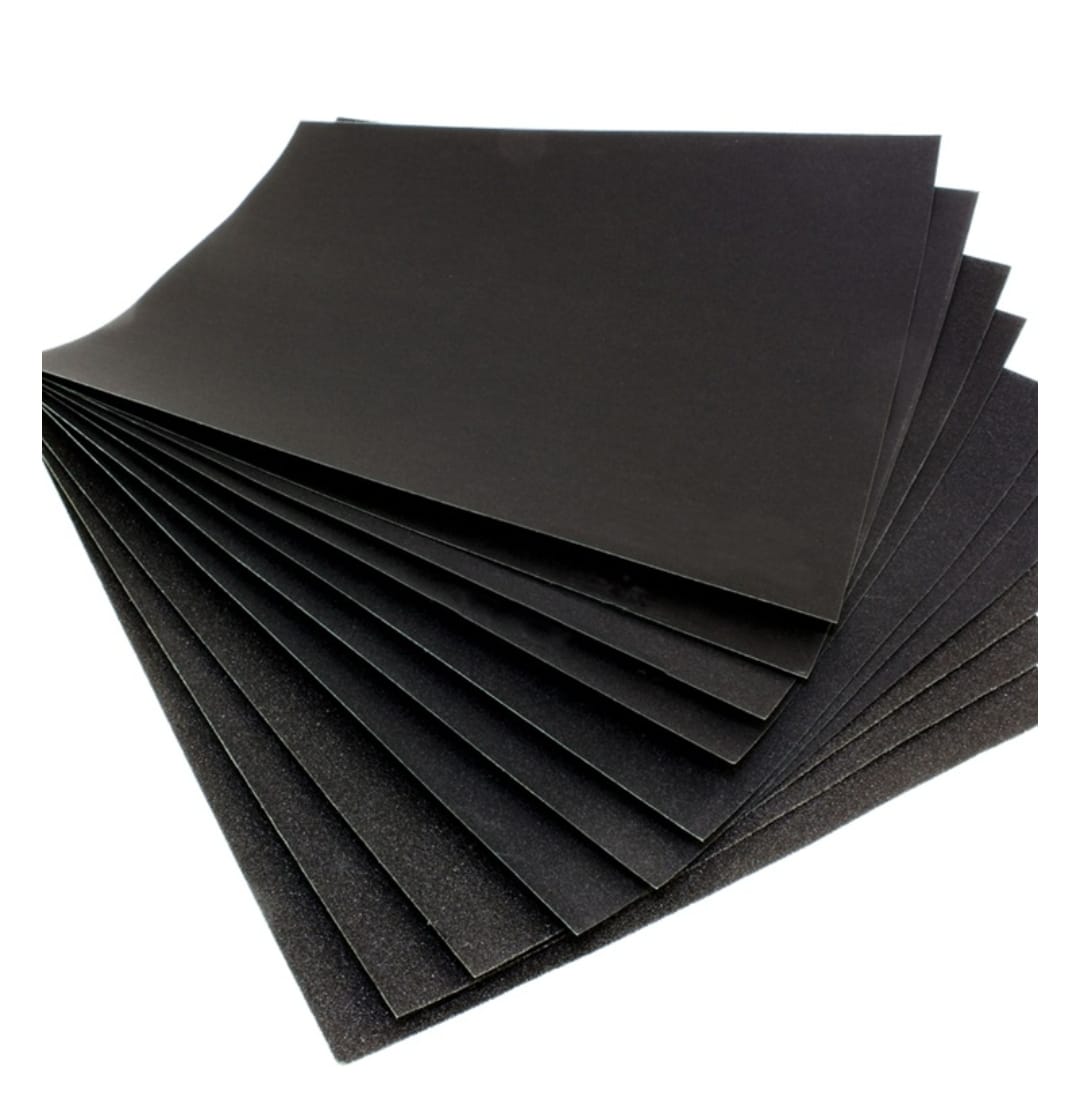 Sand Paper (for Wet and Dry), 1 set 5pcs p60, p80, p100, p120, p150, p180, p320, p800, p1200, p1500, p2000