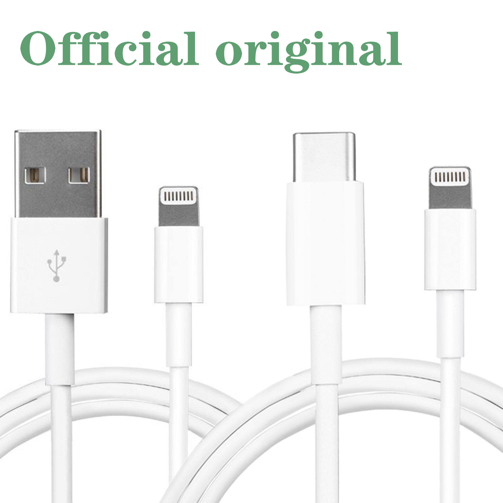 Original PD USB-C to Lightning data cable For apple iphone 11 12 13 14Pro Max power adapter USB-A 2M fast charging data cable USB charging cable suitable for iPhone 5 SE 6 78plus ipad pro
