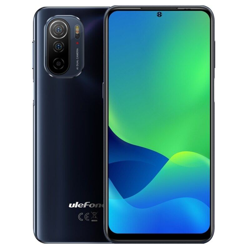 (Official shop) Ulefone Note 13P Dual SIM 4G Phone 4GB RAM+64GB ROM Android 11 MTK Helio G35 Octa Core Face ID & Fingerprint Identification NFC