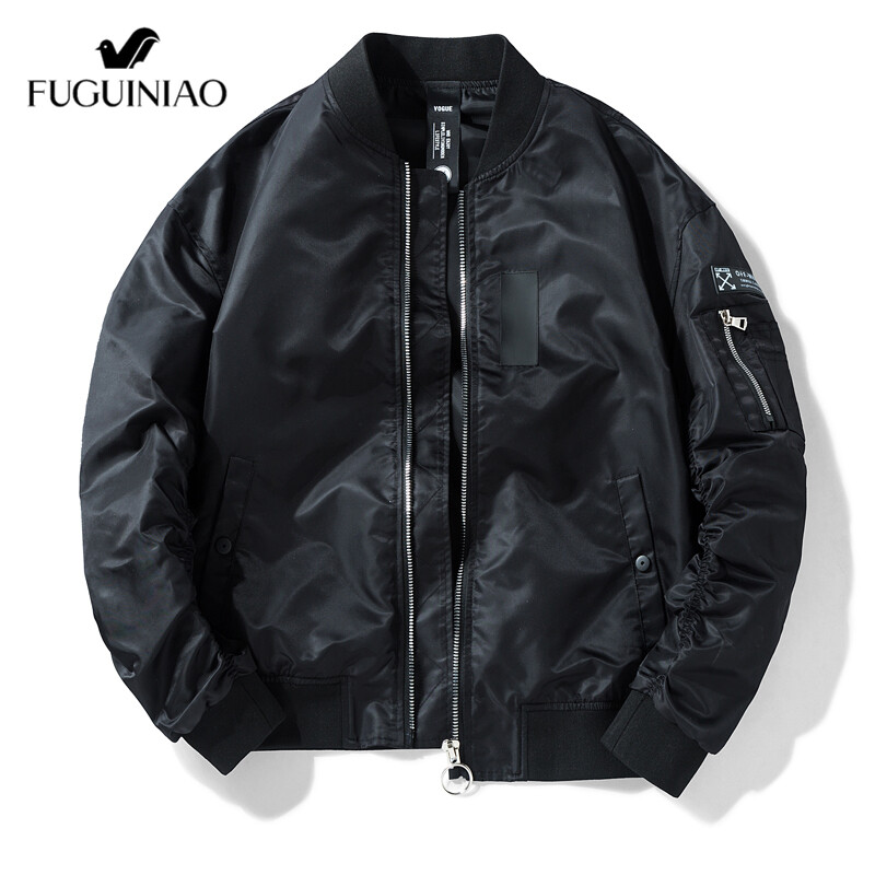 Fuguiniao 2020 Classic Ma1 Bomber jacket Men Plus size Flight Pilot Baseball jackets Male Military Coat Couple Streetwear veste homme M-4XL