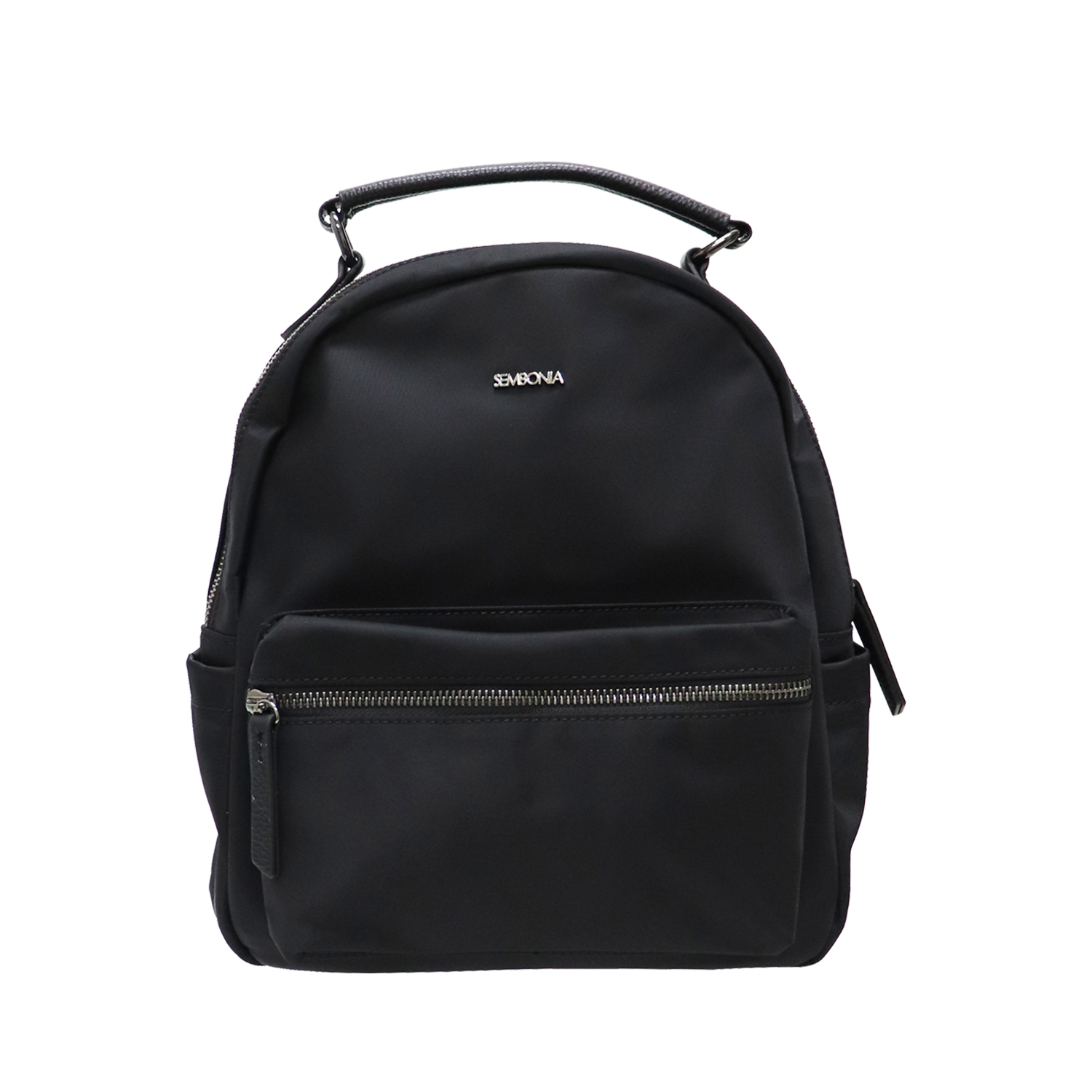 SEMBONIA NYLON TRIM LEATHER BAG PACK 62351-056