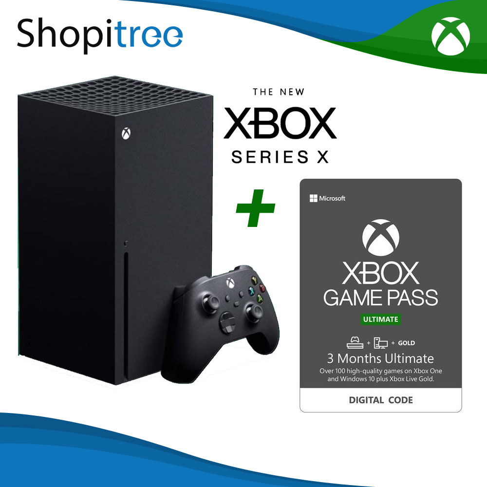 XBox Series X Console + Game Pass Ultimate 3 Months for XBox Live + 1 Year Warranty by Singapore Microsoft