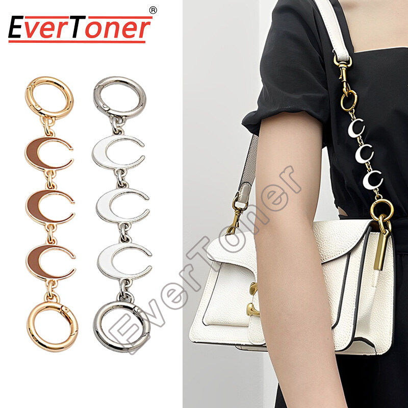 EverToner Underarm bag Strap Extender Chain DIY Purse Metal Replacement Charms Bag Accessories For Women Bags Belt