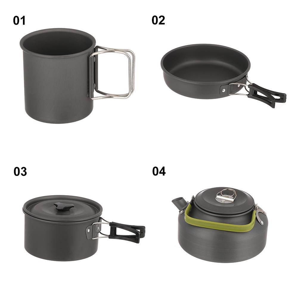 VULNER Aluminum Alloy Ultra-light Camping Hiking Coffee Cup Camping Cookware Kettle Pot Outdoor Cooking Teapot Picnic Cookware