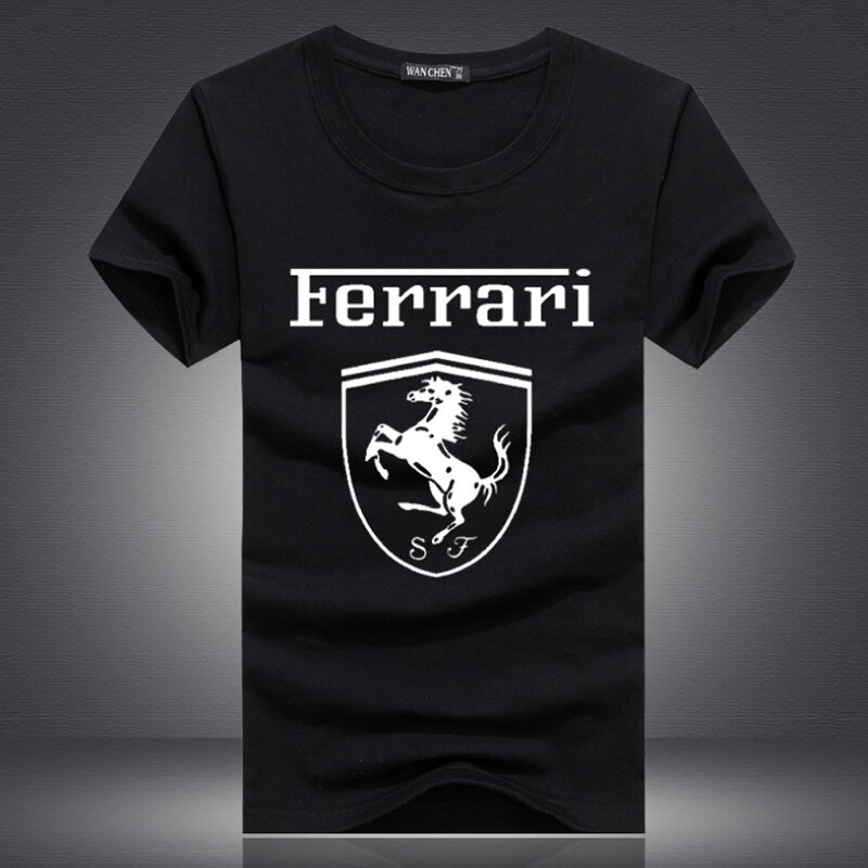 Men T-shirt Horse Print Pattern Multicolor O-neck Short Sleeve Large Size Couple Casual Top S~5XL