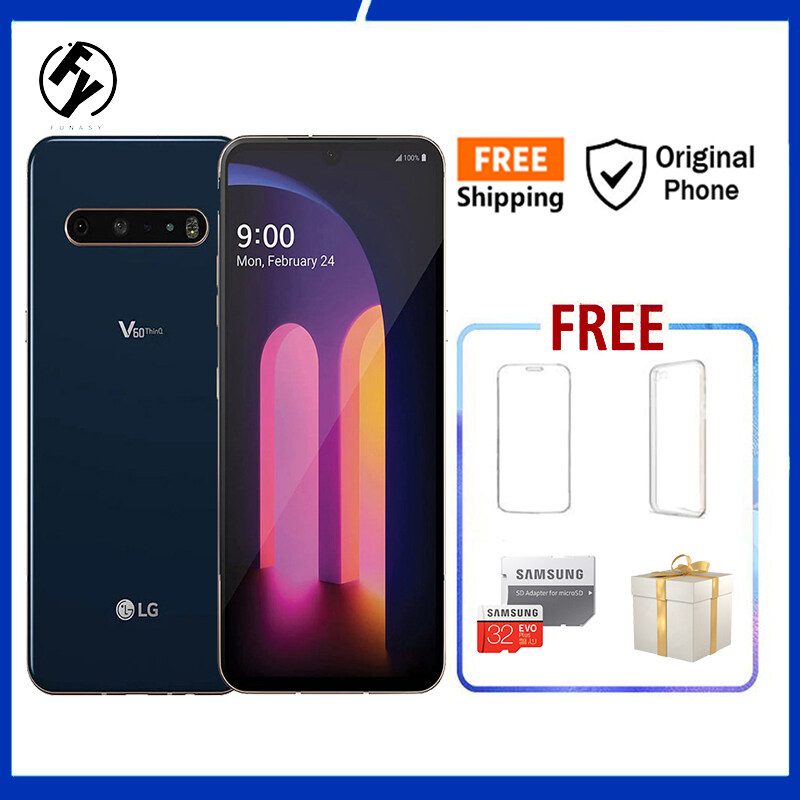 LG V60 ThinQ 5G Moilble Phone Unlocked 6.8" Screen Android SamrtPhone 8GB RAM 128GB ROM Snapdragon 865 Phone Used
