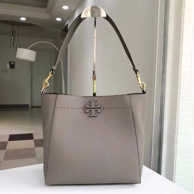 original【New Coming ! ! ! 】TORY BURCH Lady's McGraw Large Size 9-Color Cow Leather Single-Shoulder Bag TB official store authentic singapore