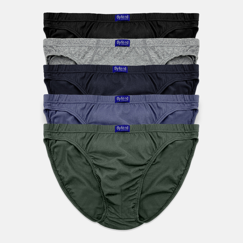 BYFORD 5PCS MENS BRIEFS | COMBED COTTON | MICRO #907262