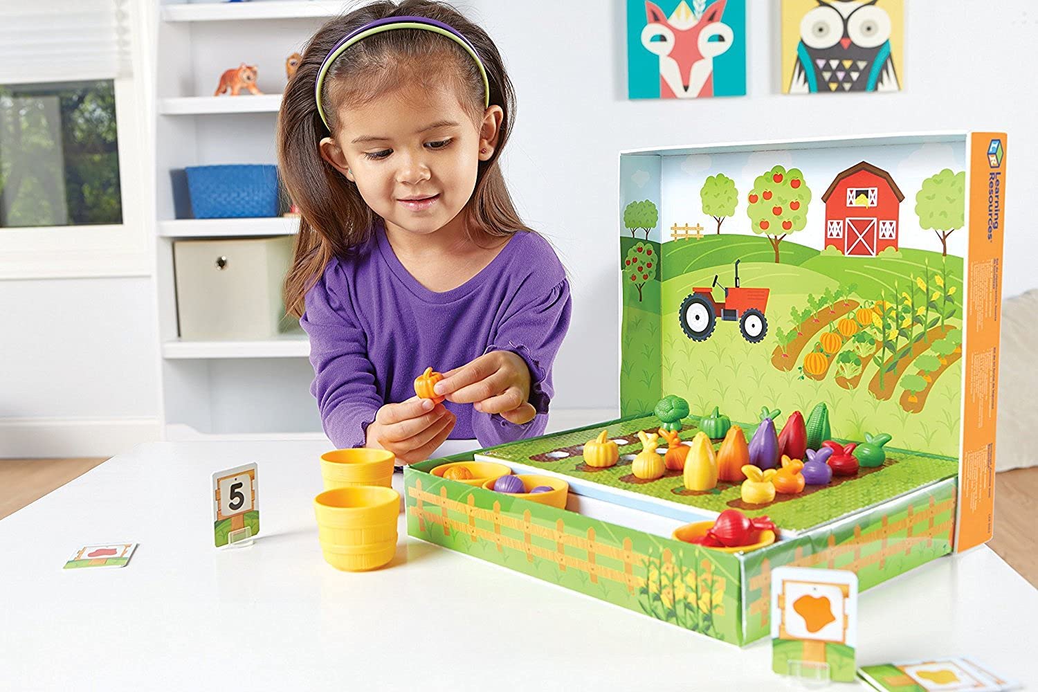 Learning Resources Veggie Farm Sorting Set (46 Piece)