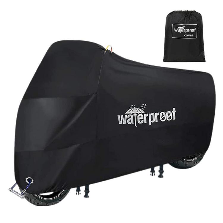 Bike Covers Outdoor Storage Waterproof Adjustable Elastic Straps Bike Tarp Sunscreen Outdoor Bicycle Cover Multifunctional Bike Accessories for Mopeds ATVs Mountain Bikes gaudily