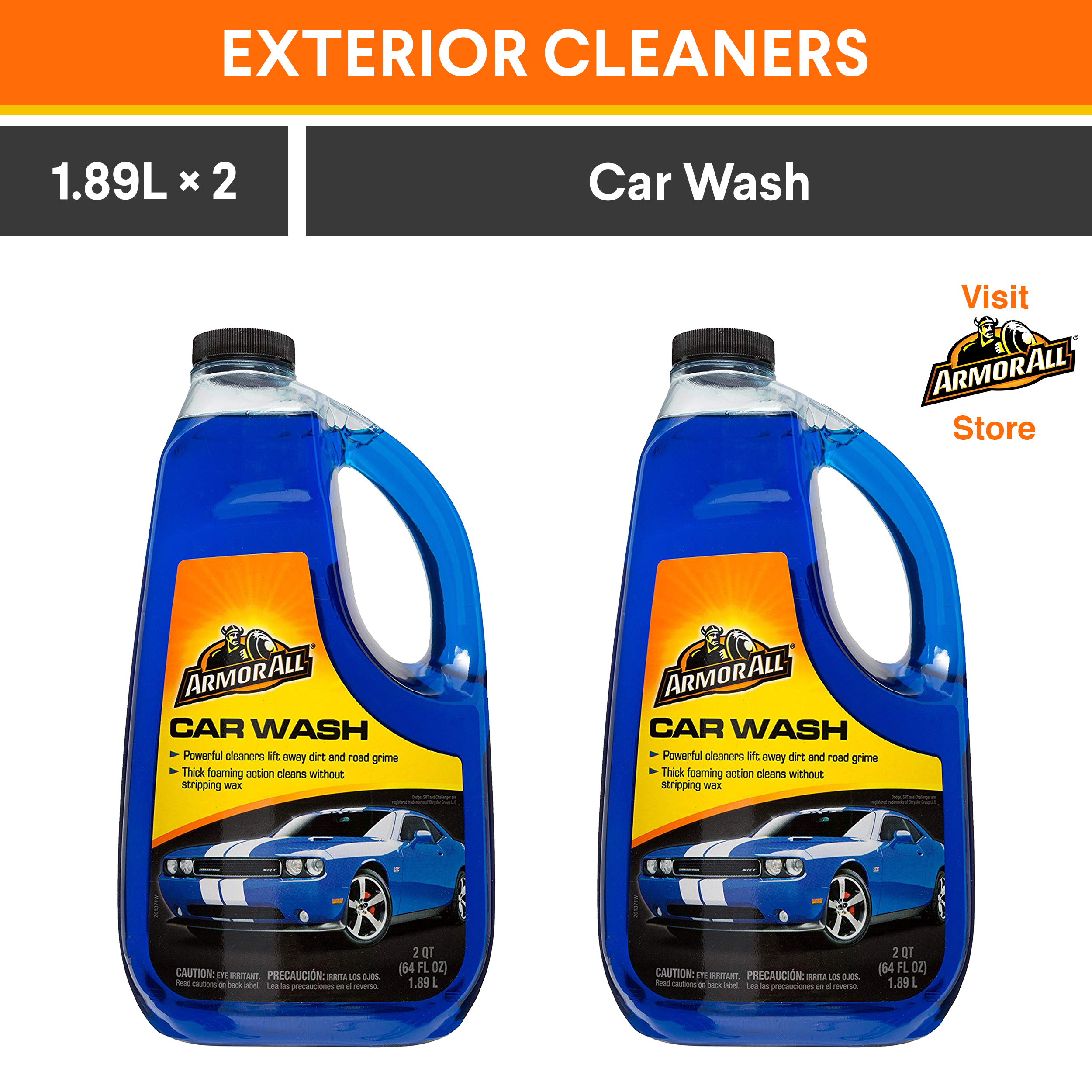 [Bundle of 2] Armor All Car Wash 1.89L