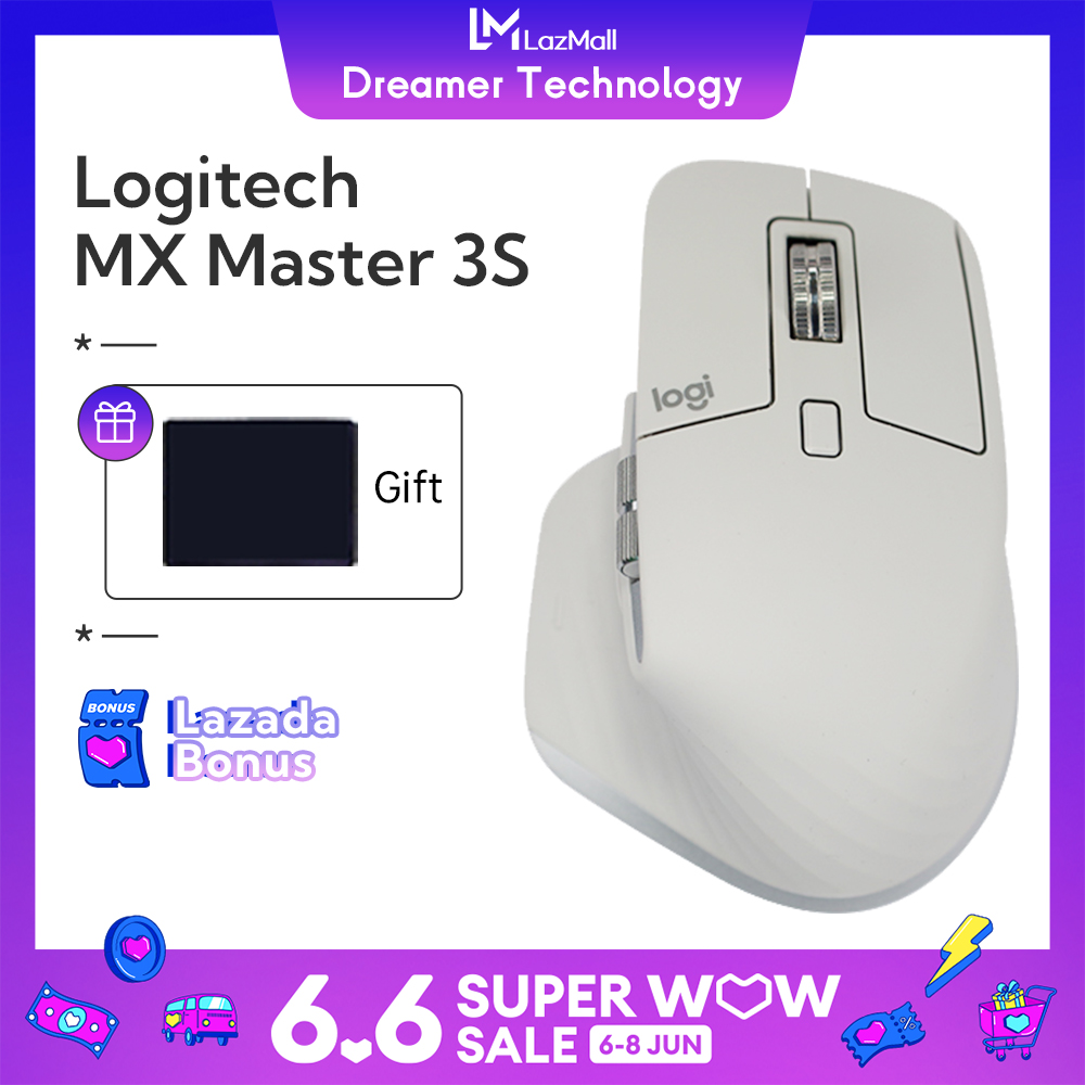 Logitech MX Master 3S/Master 2S  Wireless Mouse Office  Advanced Energy Saving USB-C, Bluetooth Apple MacBook iPad Compatible For PC Laptop