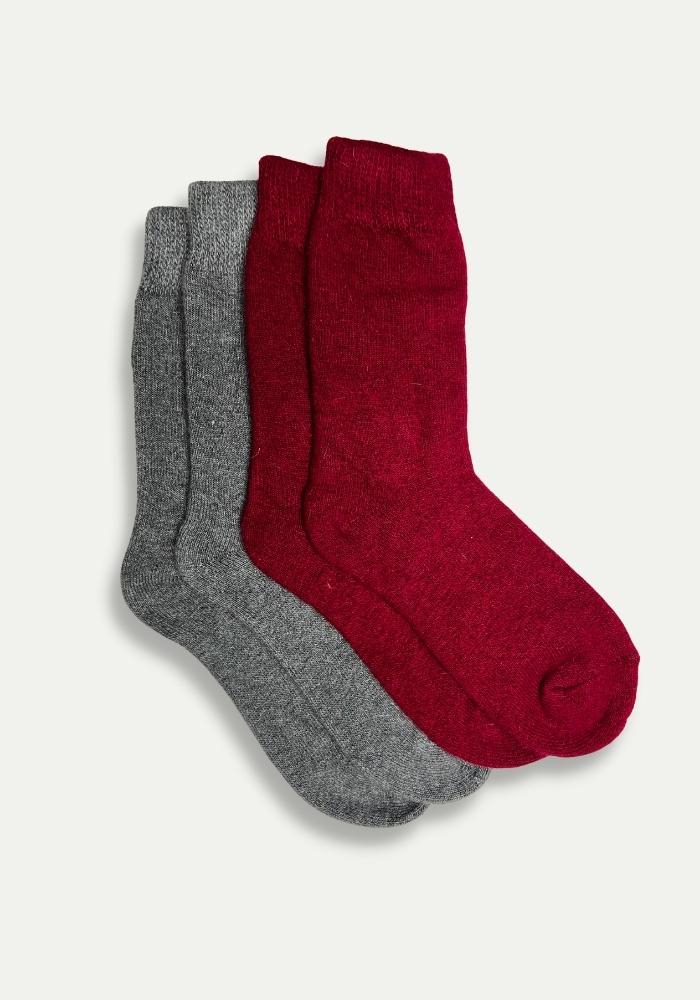 LADIES CASHMERE WOOL SOCKS THICK (5 DEGREES & BELOW)