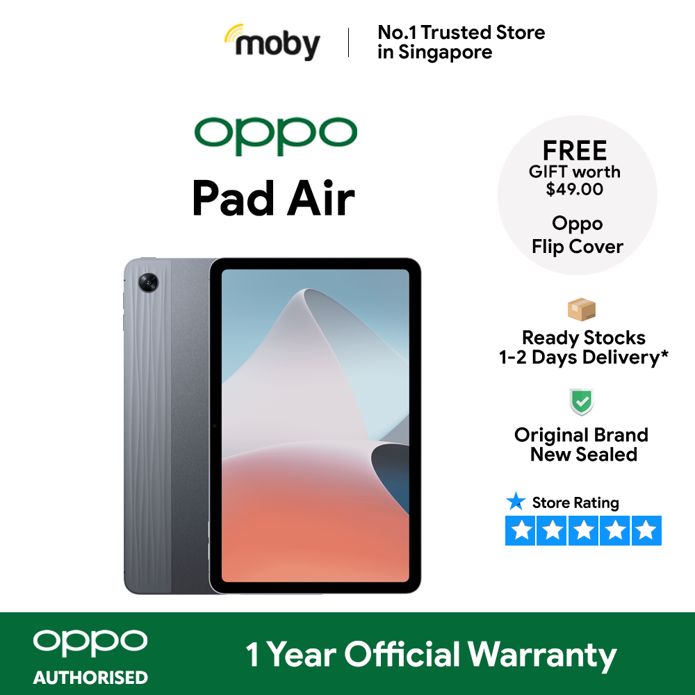 OPPO Pad Air 128GB Tablet | 1 Year Official Warranty