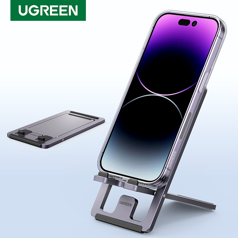 UGREEN Phone Holder Metal Phone Stand for iPhone Vivo Samsung Huawei Xiaomi 4.7-7.2 In Holder