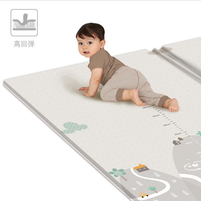 Baby playmat baby carpet floor mats play mat large foldable waterproof playmats free carry bag