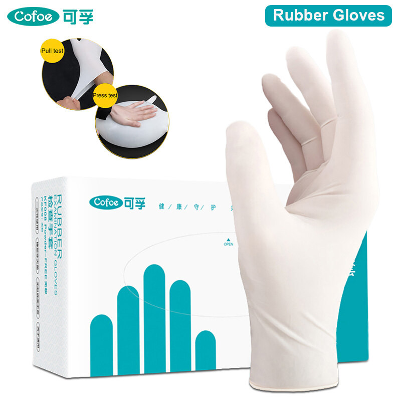SZG Cofoe 100pcs Medical-grade Disposable TPE Examination Gloves Antivirus Powder-free Hand Gloves for Home Hospital Food 1103