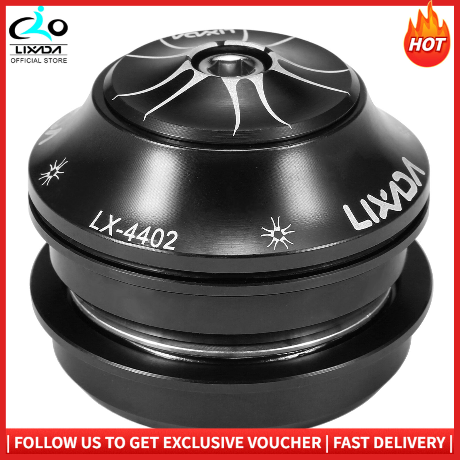 Bicycle Headset Ultra-light Mountain Bike Seal Palin headset 44mm MTB Straight Tube Front Fork