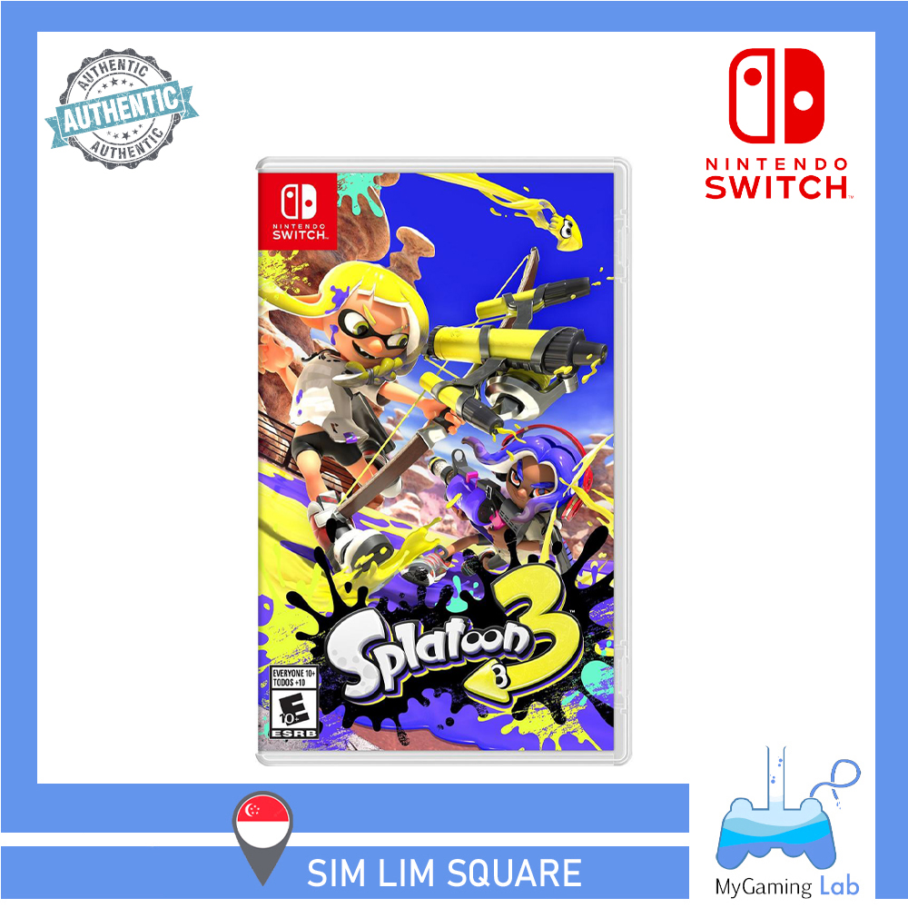 [SG] Nintendo Switch Game Splatoon 3 Bundle with Gun