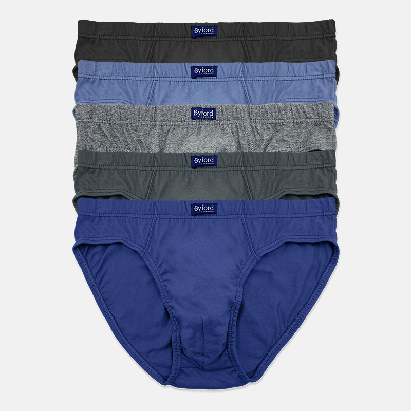 BYFORD 5PCS MEN'S BRIEFS | COMBED COTTON | MINI #907264